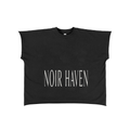 Raw Edge Boxy Non-Shrink T-Shirt